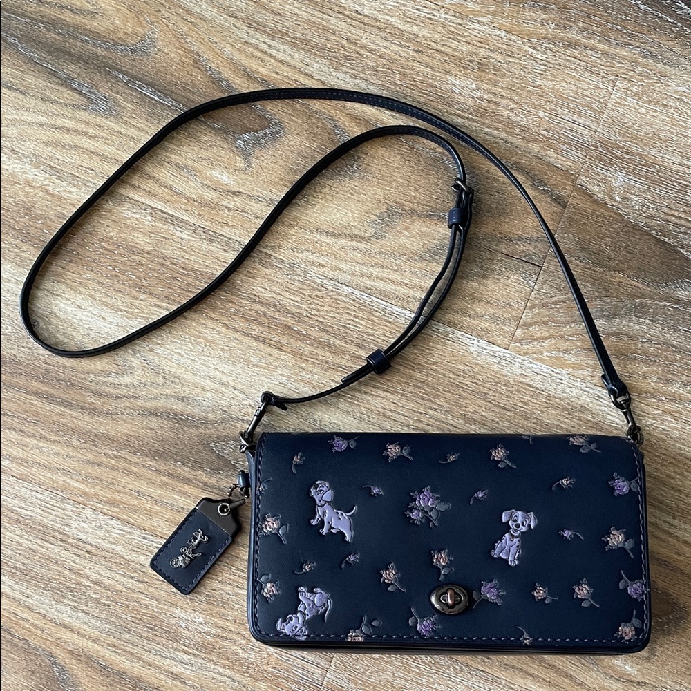 Disney X Coach Dinky With Mixed Dalmatian Print